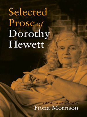 cover image of Selected Prose of Dorothy Hewett